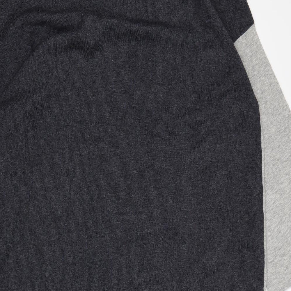 John Lewis Womens Grey  Wool Jumper Dress  Size XL  Round Neck