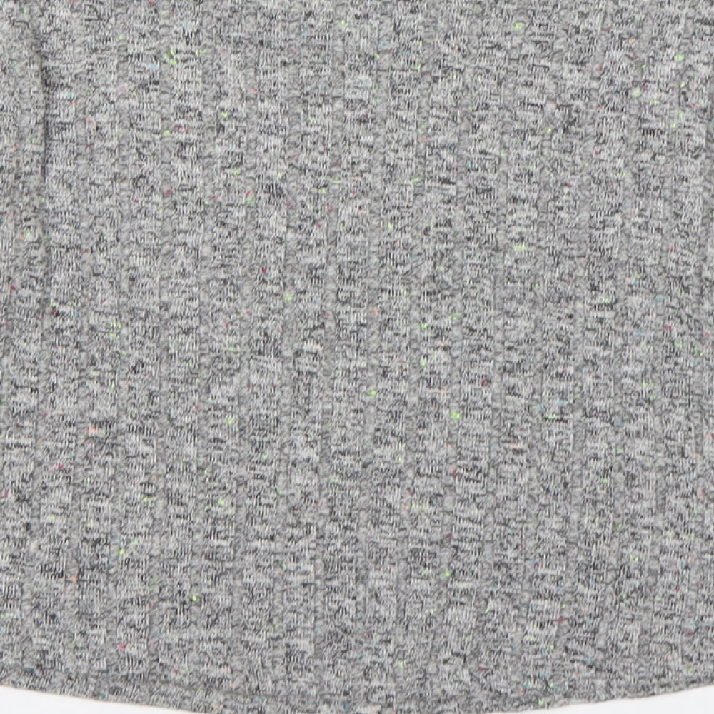 George Girls Grey Round Neck  Polyester Pullover Jumper Size 9-10 Years