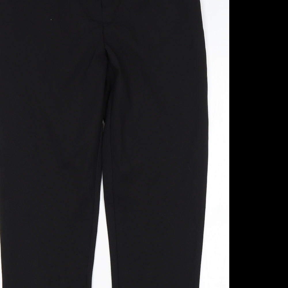 New Look Womens Black  Polyester Trousers  Size 14 L32 in Regular