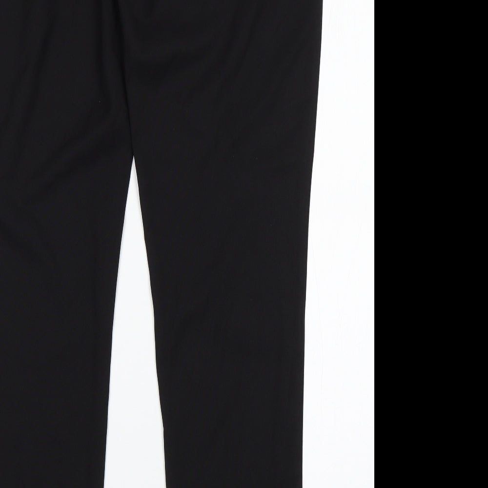 New Look Womens Black  Polyester Trousers  Size 14 L32 in Regular