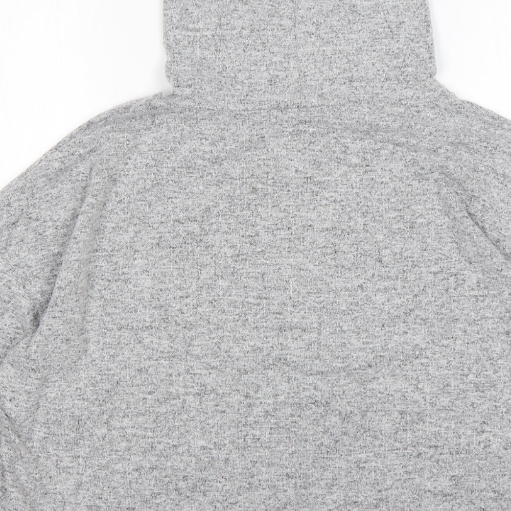 Primark Womens Grey Roll Neck  Polyester Pullover Jumper Size M