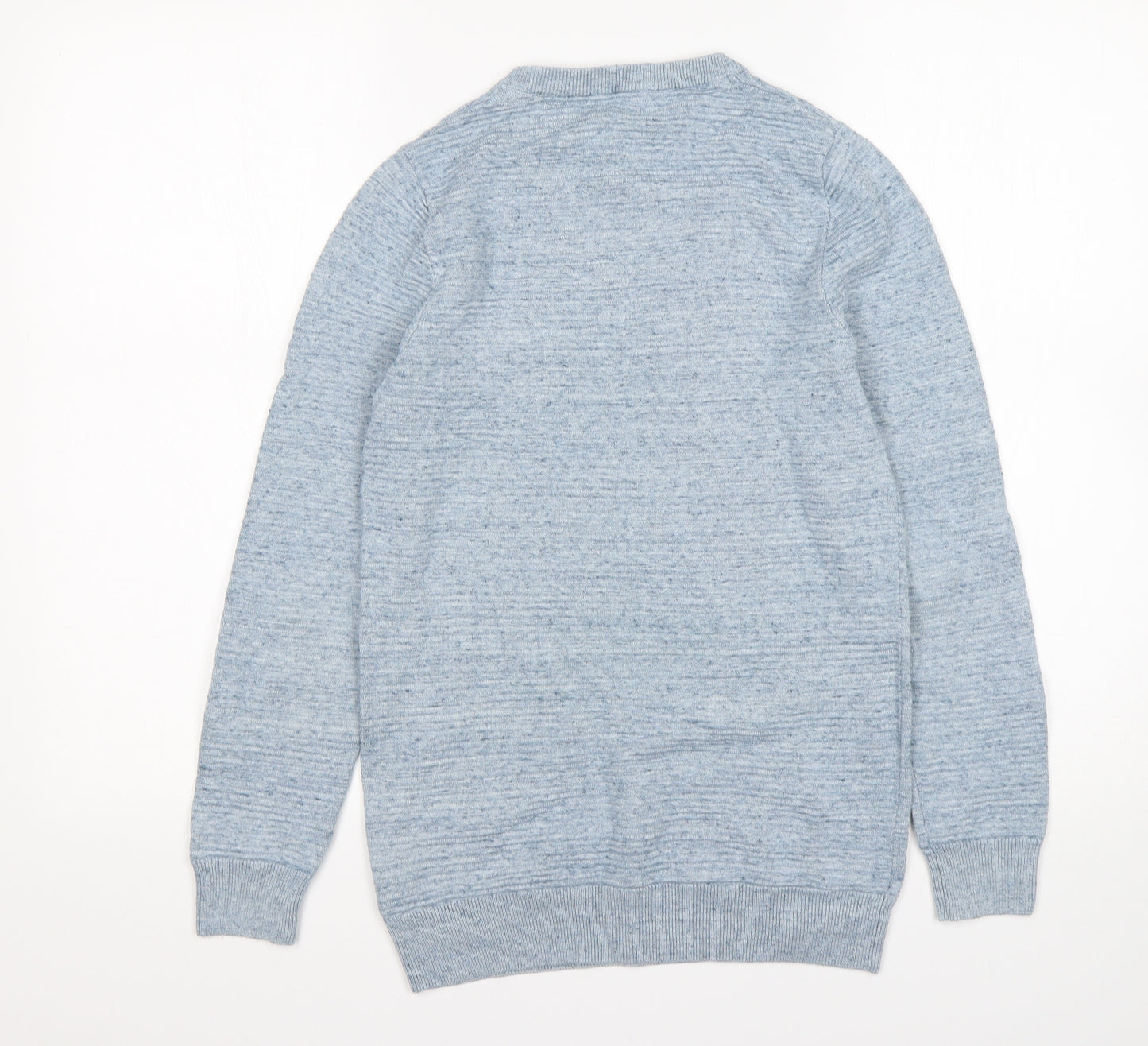 NEXT Boys Blue Round Neck  Cotton Pullover Jumper Size 10 Years