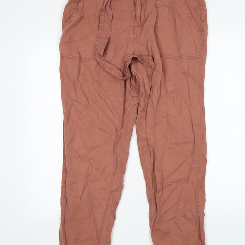 George Womens Pink  Lyocell Mom Jeans Size 14 L27 in Regular
