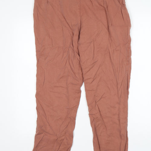 George Womens Pink  Lyocell Mom Jeans Size 14 L27 in Regular