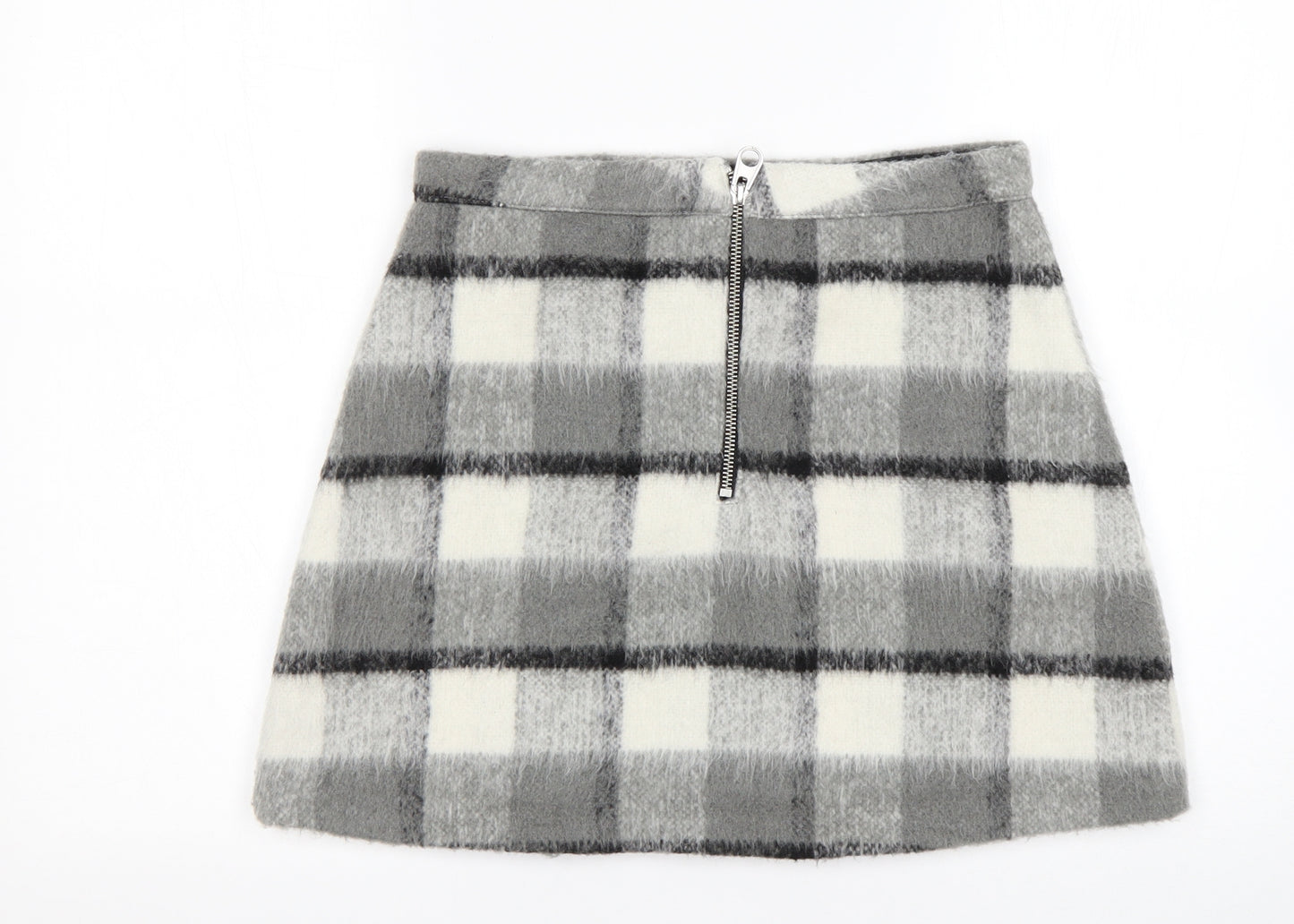 Cooperative  Womens Multicoloured Check Polyester Mini Skirt Size S