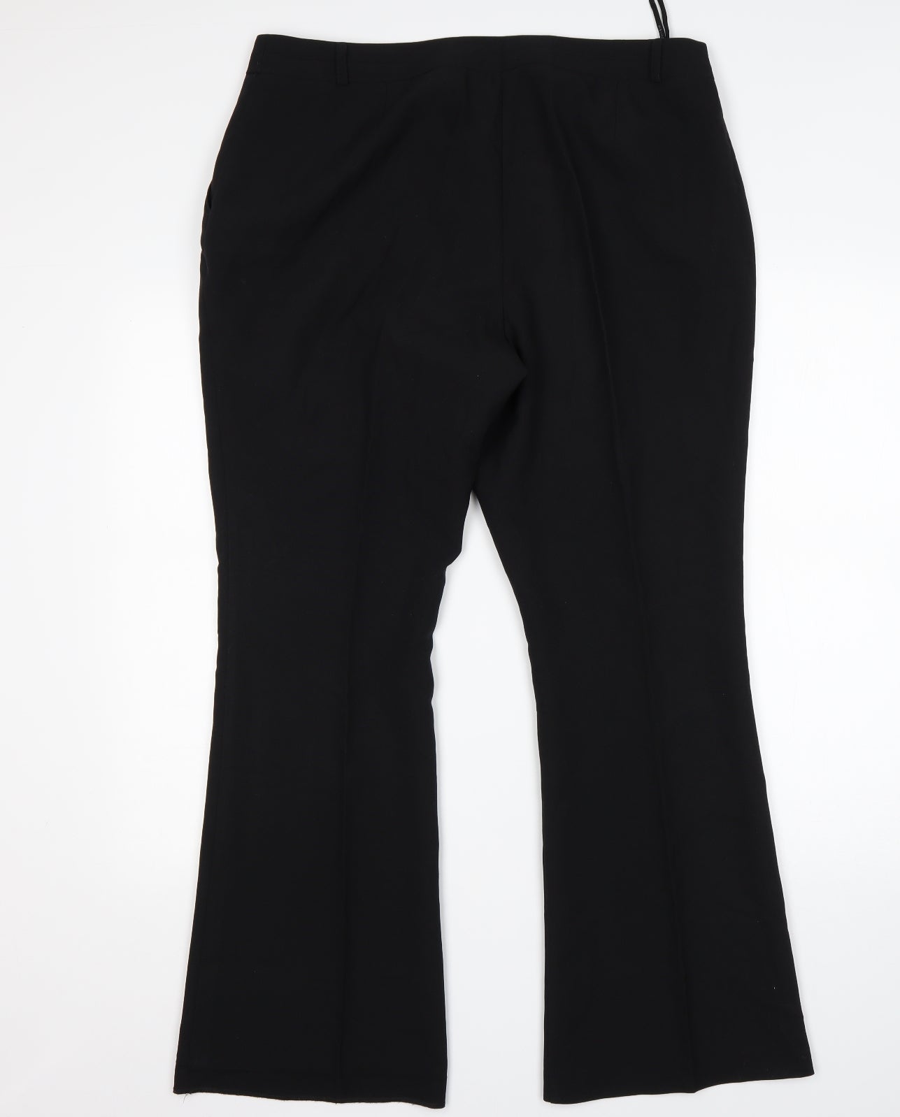 Primark Womens Black  Polyester Trousers  Size 16 L30 in Regular