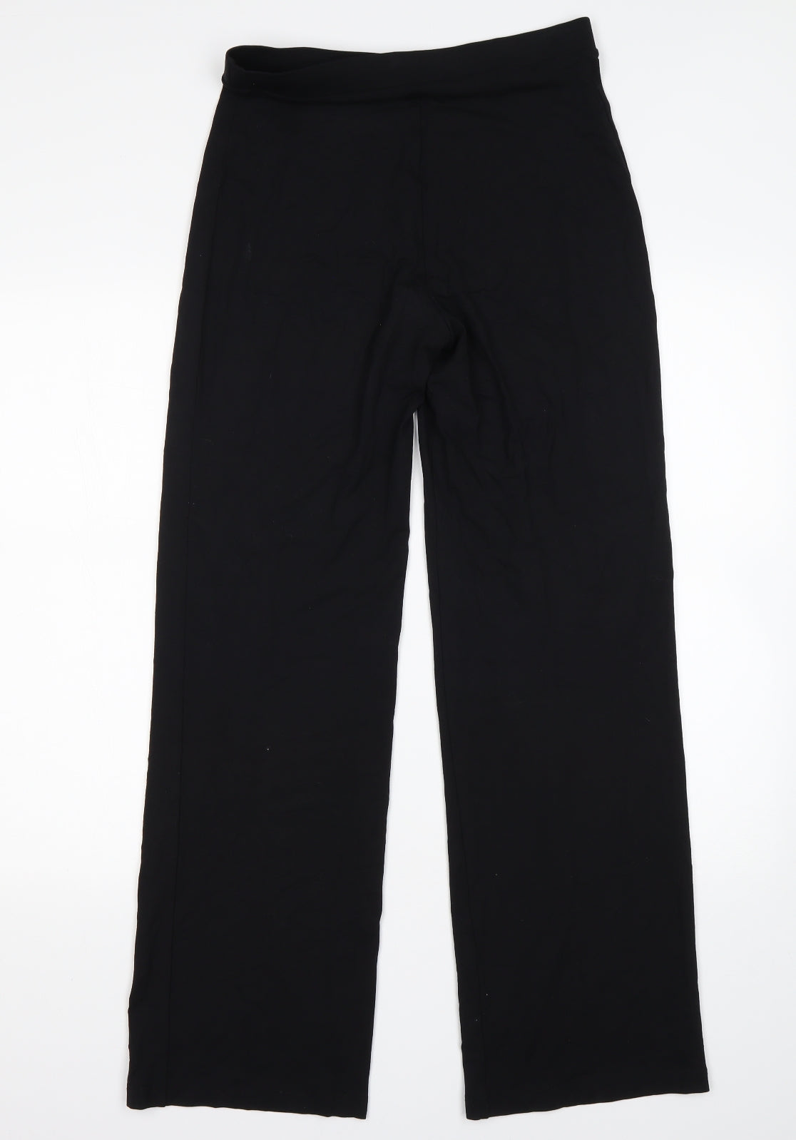 M&S Womens Black  Viscose Jogger Leggings Size 10 L30 in