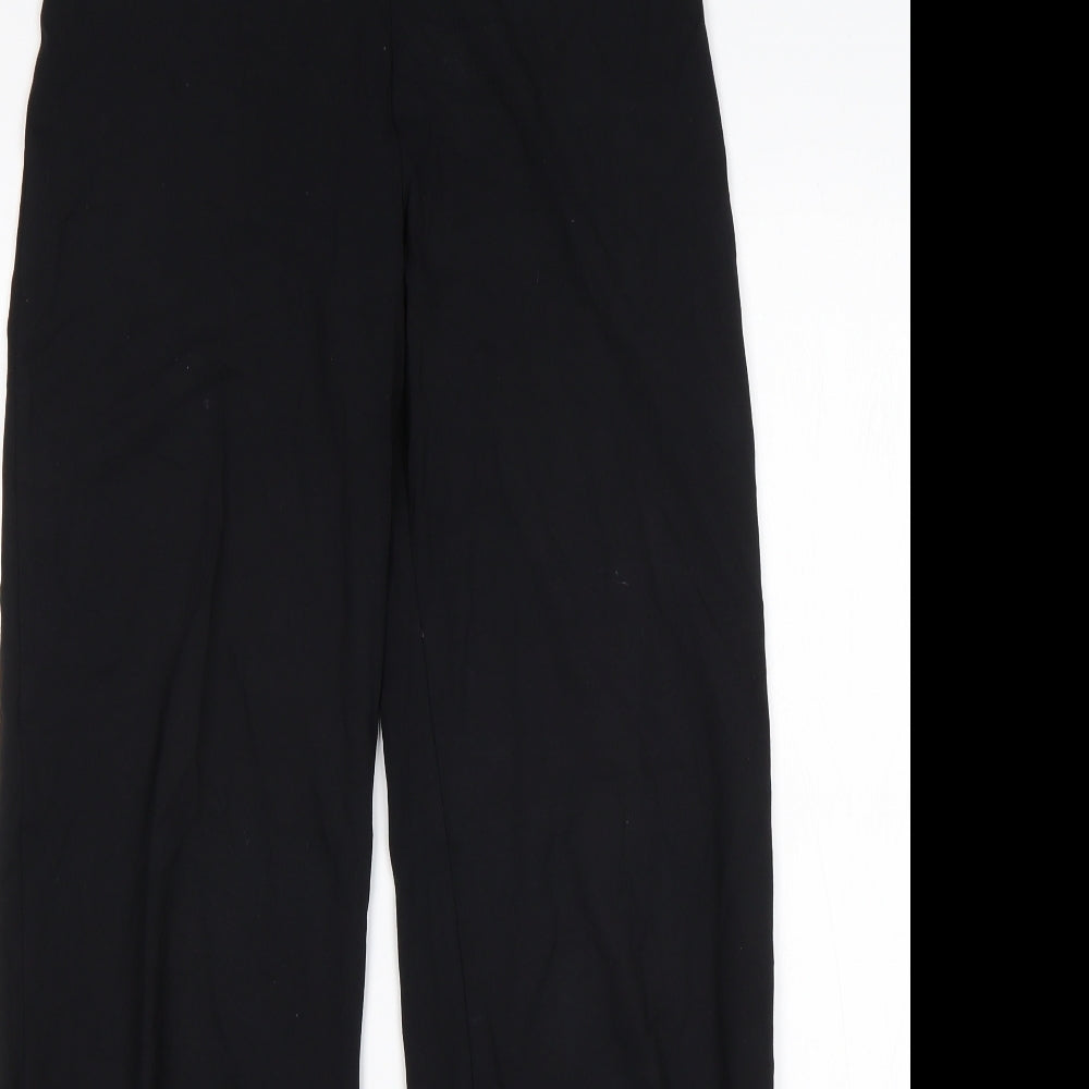 M&S Womens Black  Viscose Jogger Leggings Size 10 L30 in