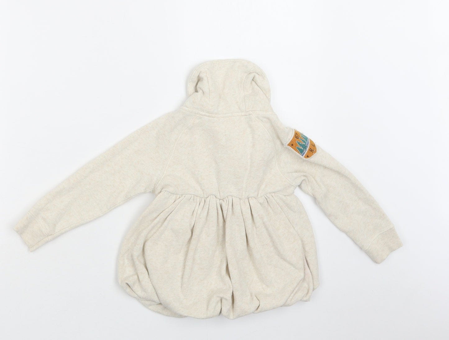 Ralph Lauren Girls Beige  Cotton Fit & Flare  Size 2 Years  Collared Button