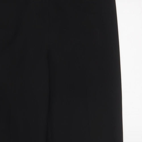 George Womens Black  Polyester Dungarees Trousers Size 12 L29 in Regular Hook & Loop