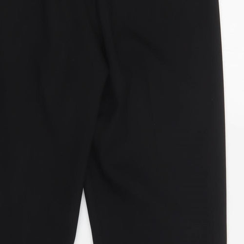 George Womens Black  Polyester Dungarees Trousers Size 12 L29 in Regular Hook & Loop