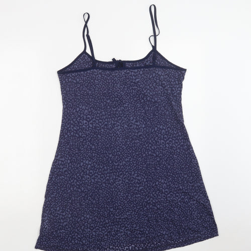 Per Una Womens Blue Animal Print Cotton Cami Dress Size 14