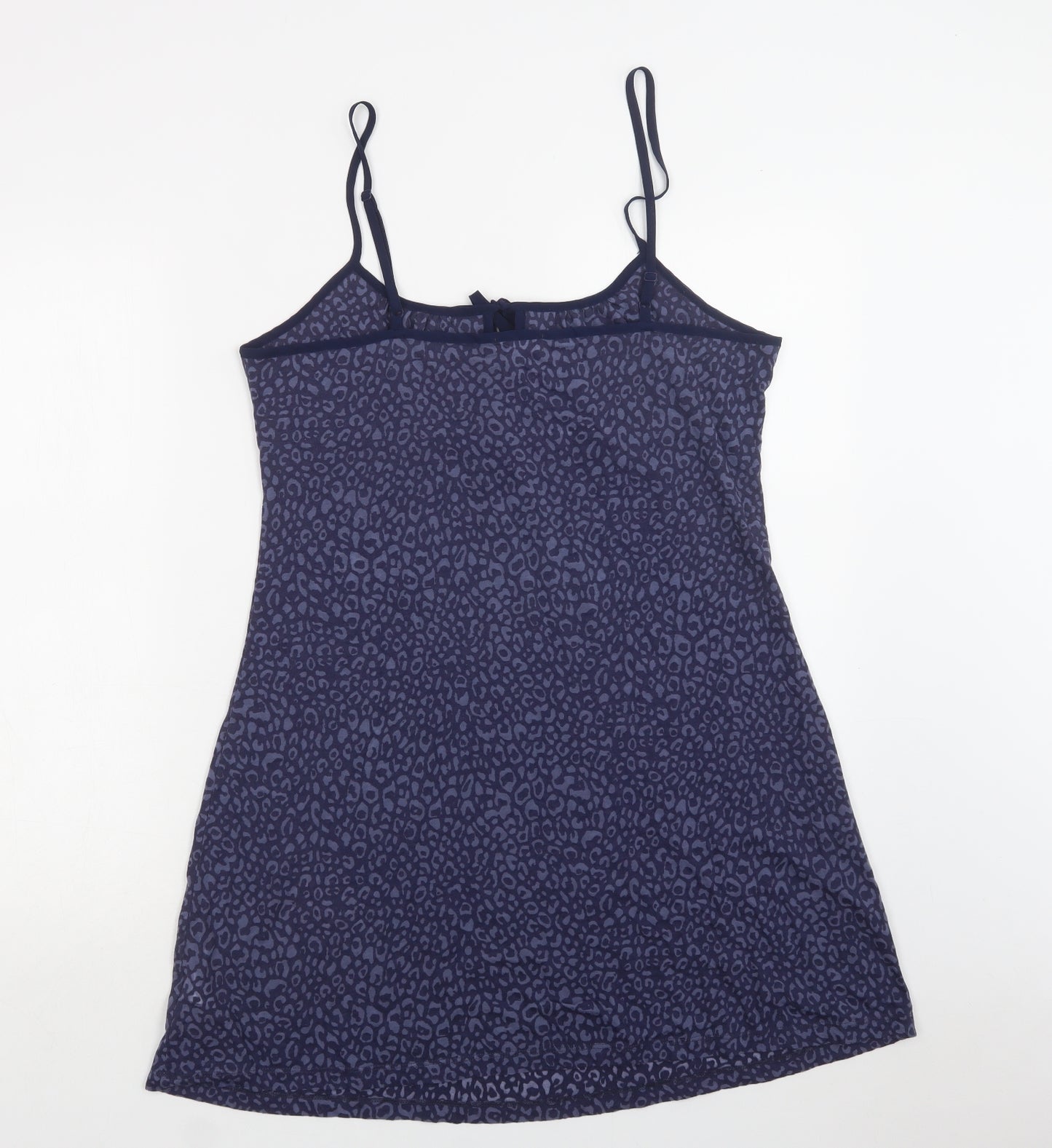 Per Una Womens Blue Animal Print Cotton Cami Dress Size 14