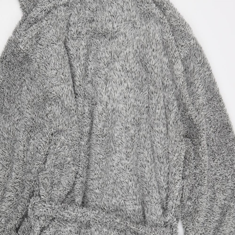 Primark Mens Grey Solid Polyester  Robe Size L
