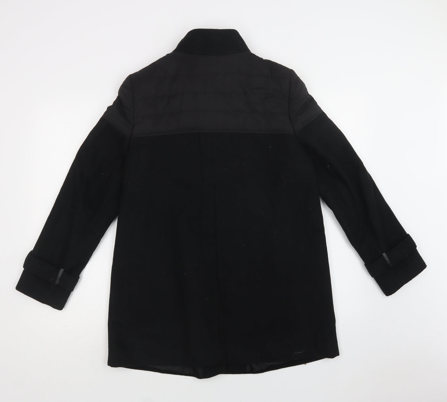 George Womens Black   Biker Coat Size 12  Zip