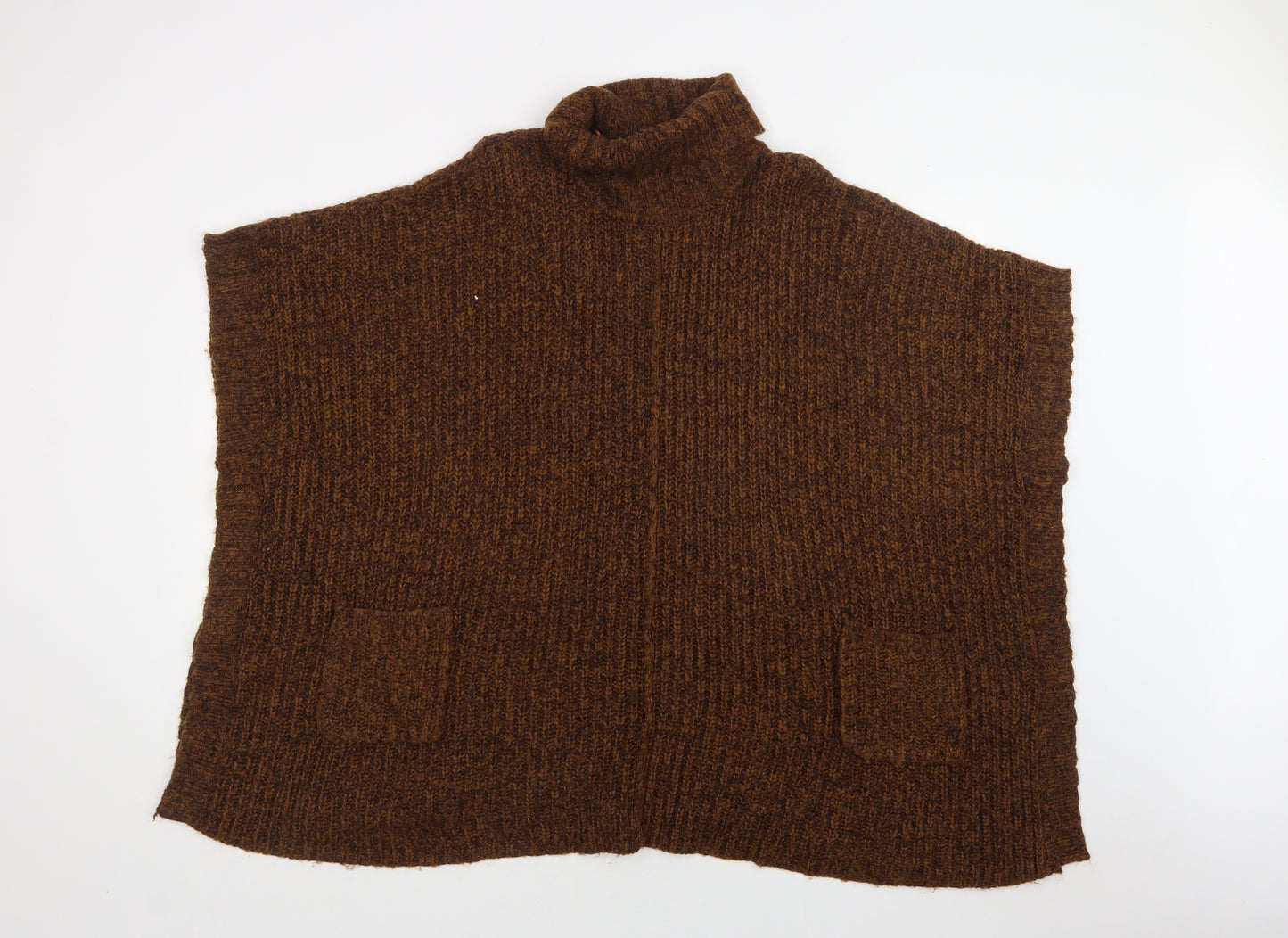 New Look Womens Brown   Overcoat Poncho One Size