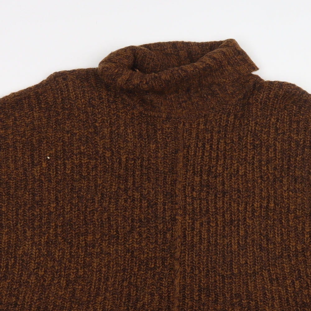 New Look Womens Brown   Overcoat Poncho One Size