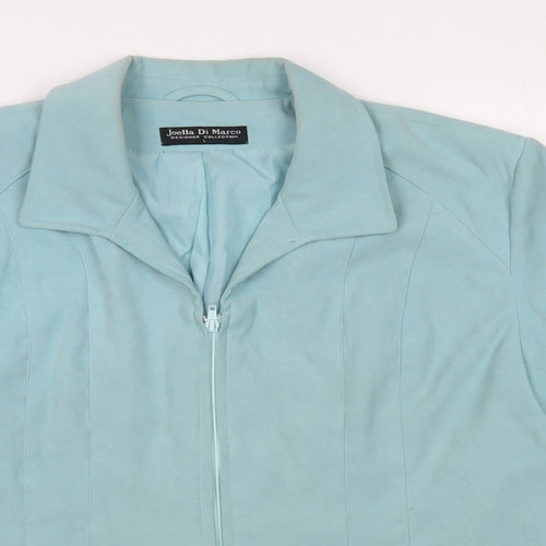 Joella Di Marco Womens Green   Jacket  Size L  Zip