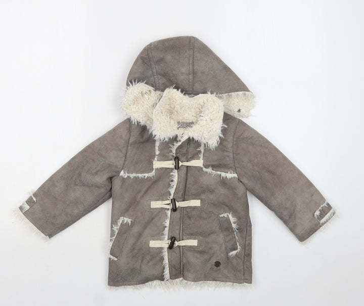 Boboli Girls Grey Jacket Size 2 Years Zip