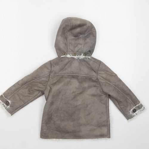 Boboli Girls Grey   Jacket  Size 2 Years  Zip