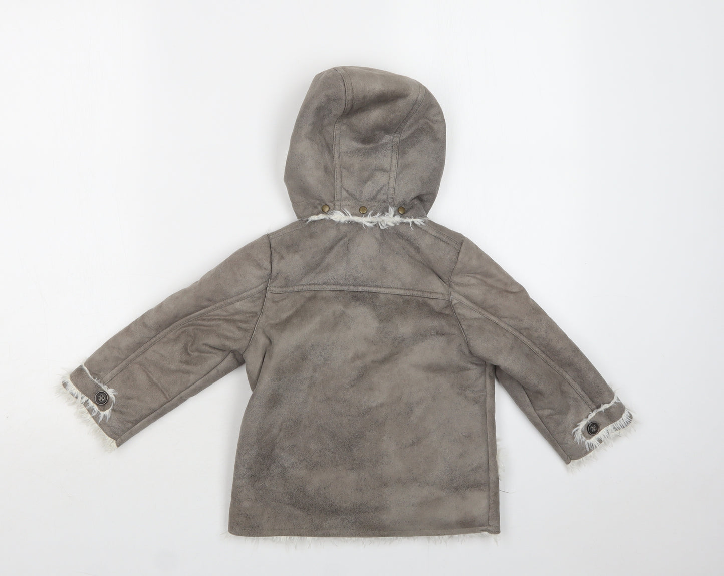 Boboli Girls Grey   Jacket  Size 2 Years  Zip