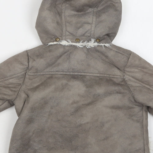 Boboli Girls Grey   Jacket  Size 2 Years  Zip