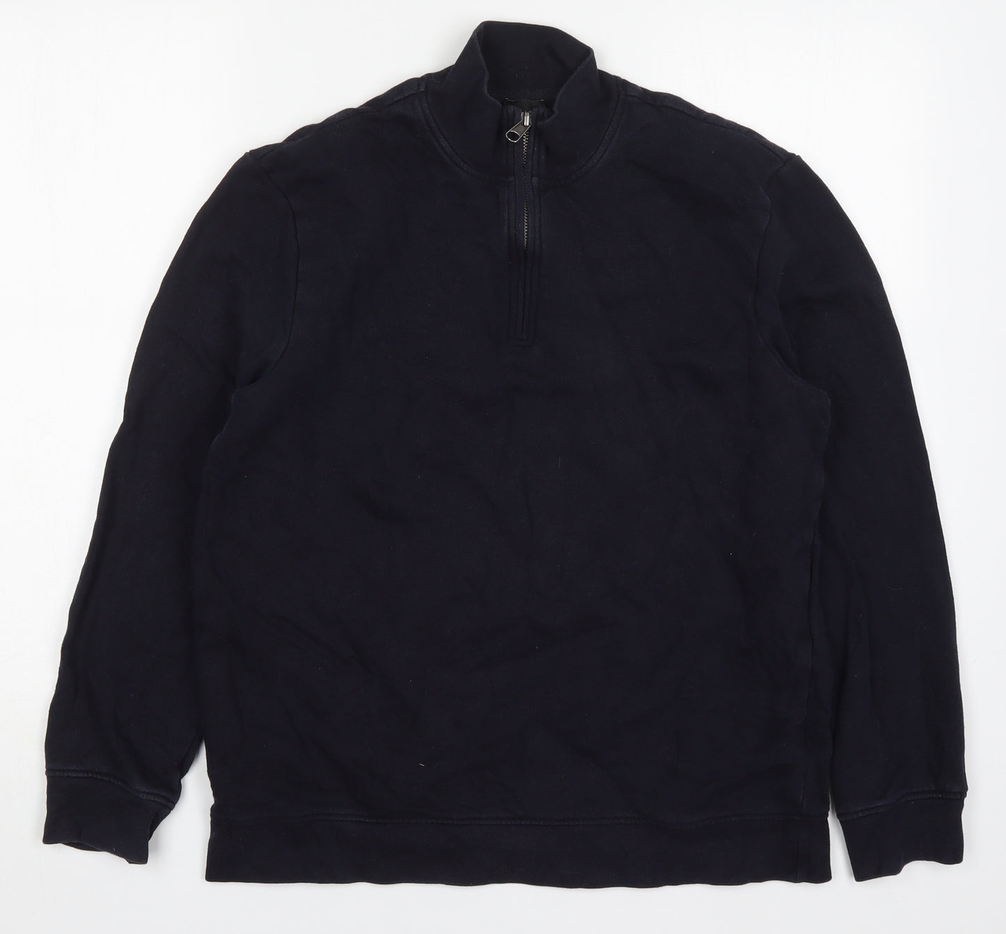 MVP Mens Blue  Cotton Pullover Sweatshirt Size M