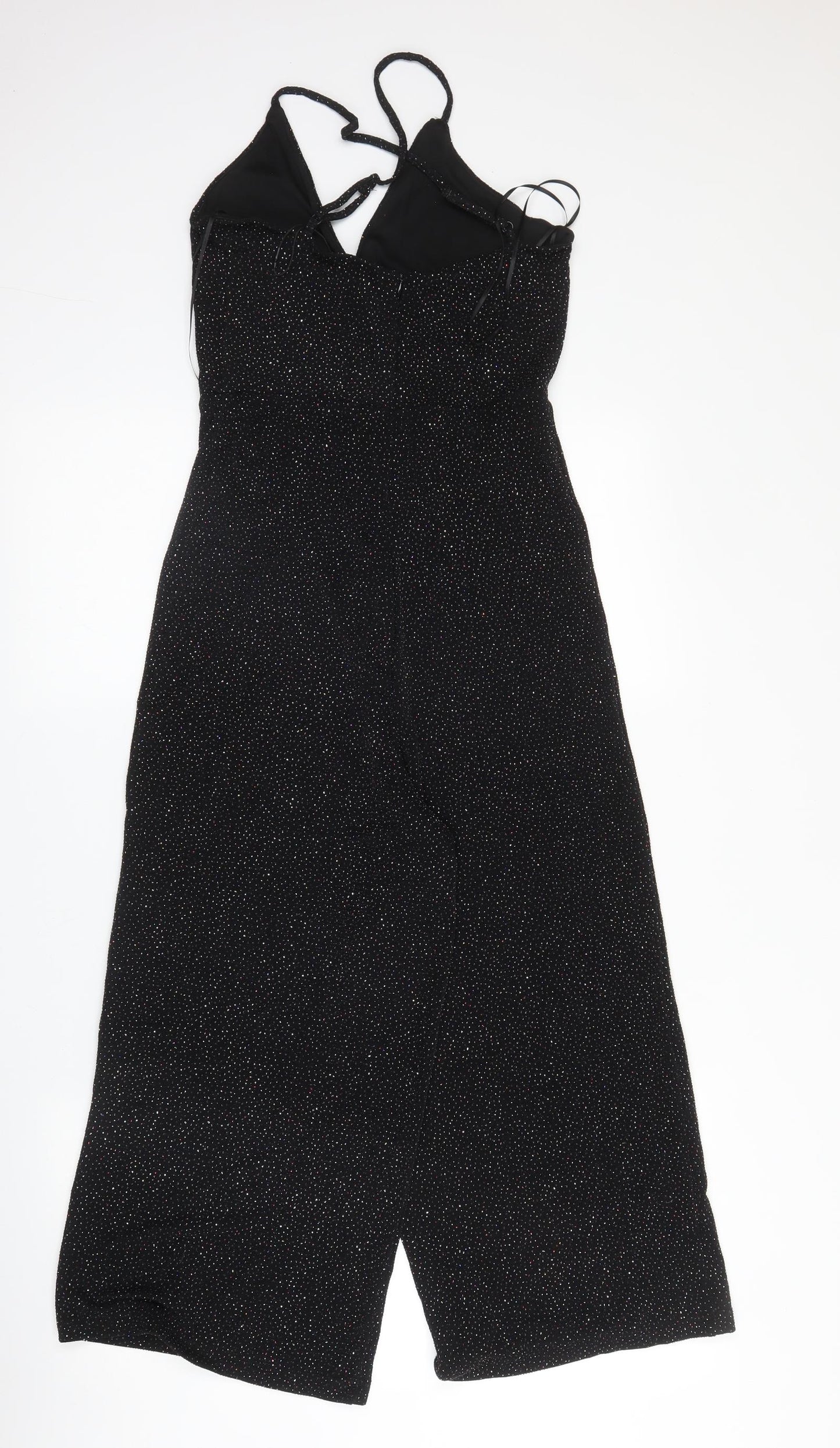 Primark Womens Black  Nylon Jumpsuit One-Piece Size 10