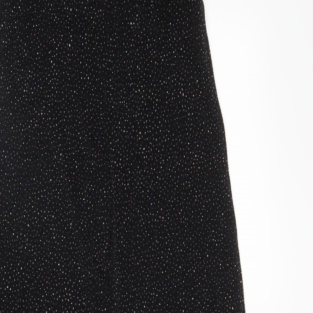 Primark Womens Black  Nylon Jumpsuit One-Piece Size 10