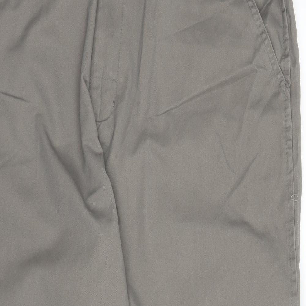 Premier Man Mens Beige  Cotton Trousers  Size 36 in L26 in Regular