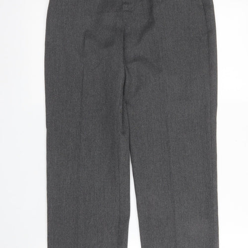 Urban Outlaws Boys Grey  Viscose Carpenter Trousers Size 11 Years L25 in Regular Zip