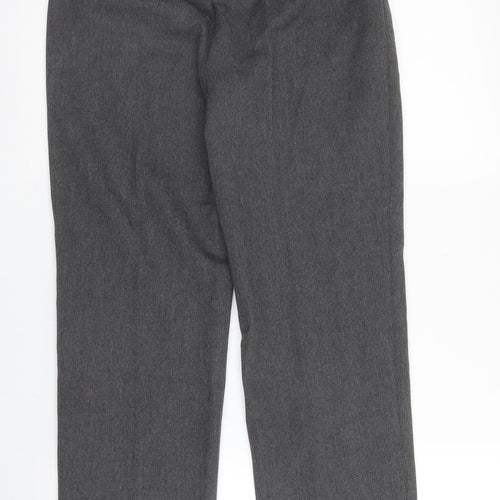 Urban Outlaws Boys Grey  Viscose Carpenter Trousers Size 11 Years L25 in Regular Zip