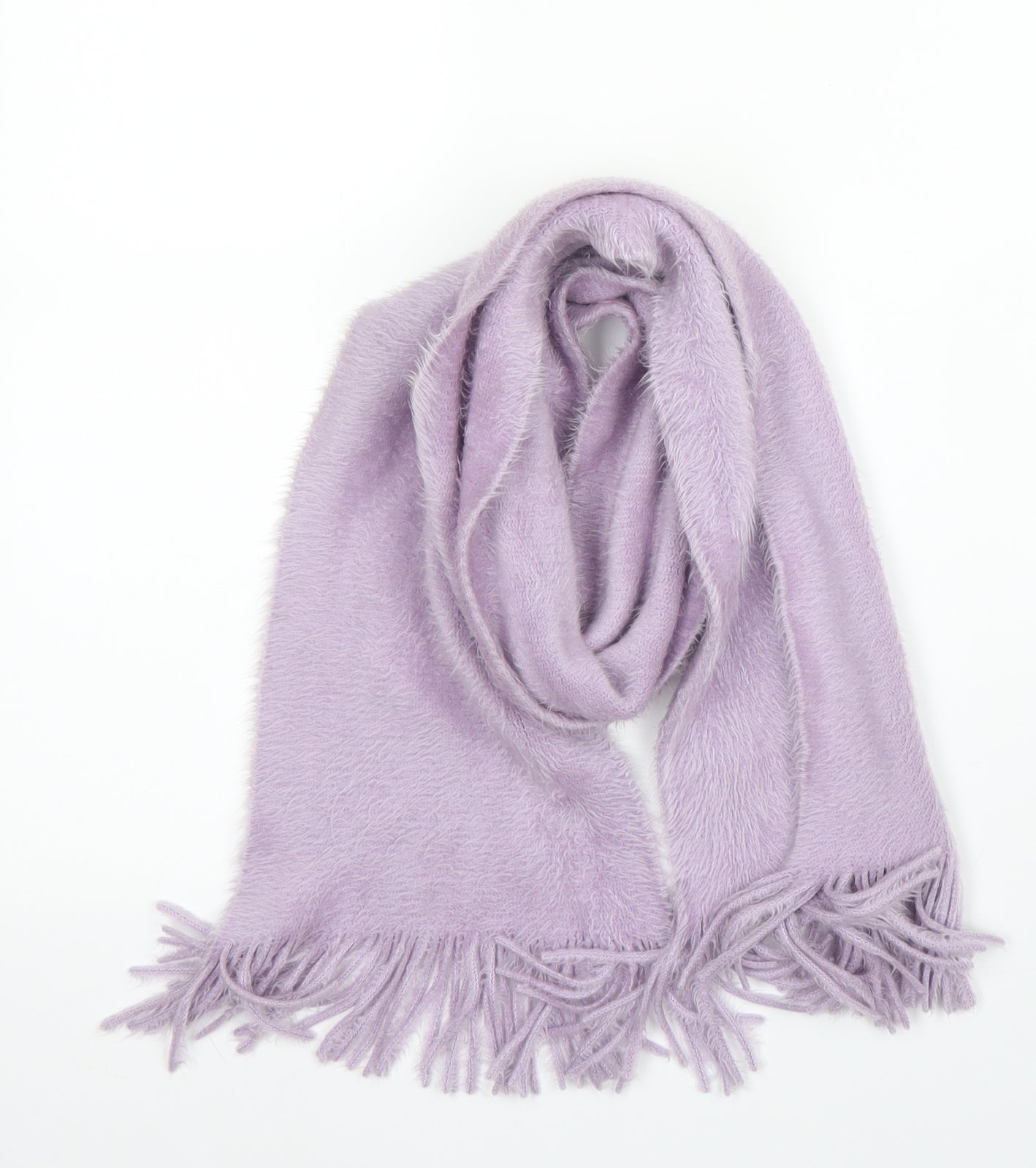 Preworn Unisex Purple  Acrylic  Scarf
