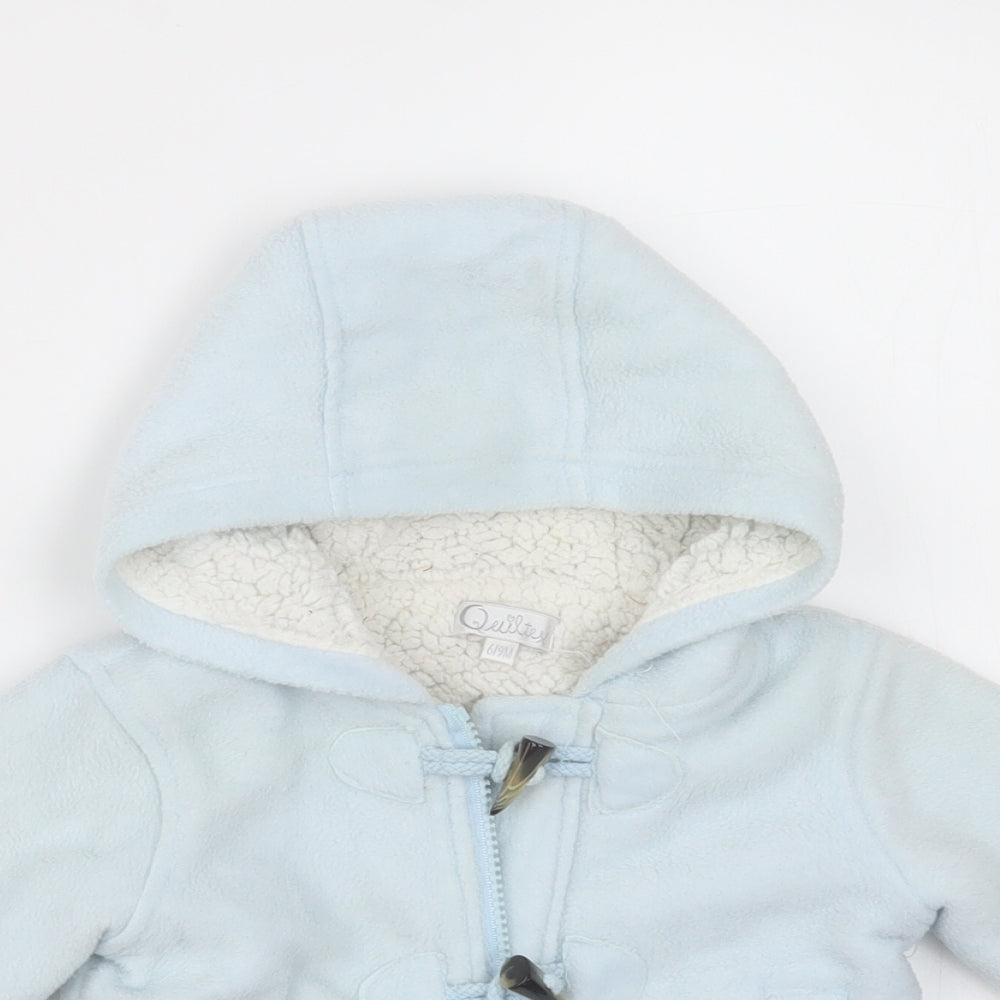Quiltex Baby Blue   Jacket  Size 6-9 Months   Zip