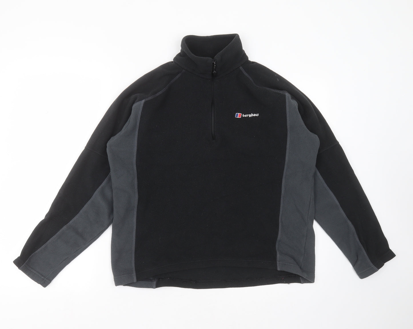 Berghaus Mens Black High Neck  Polyester Pullover Jumper Size M