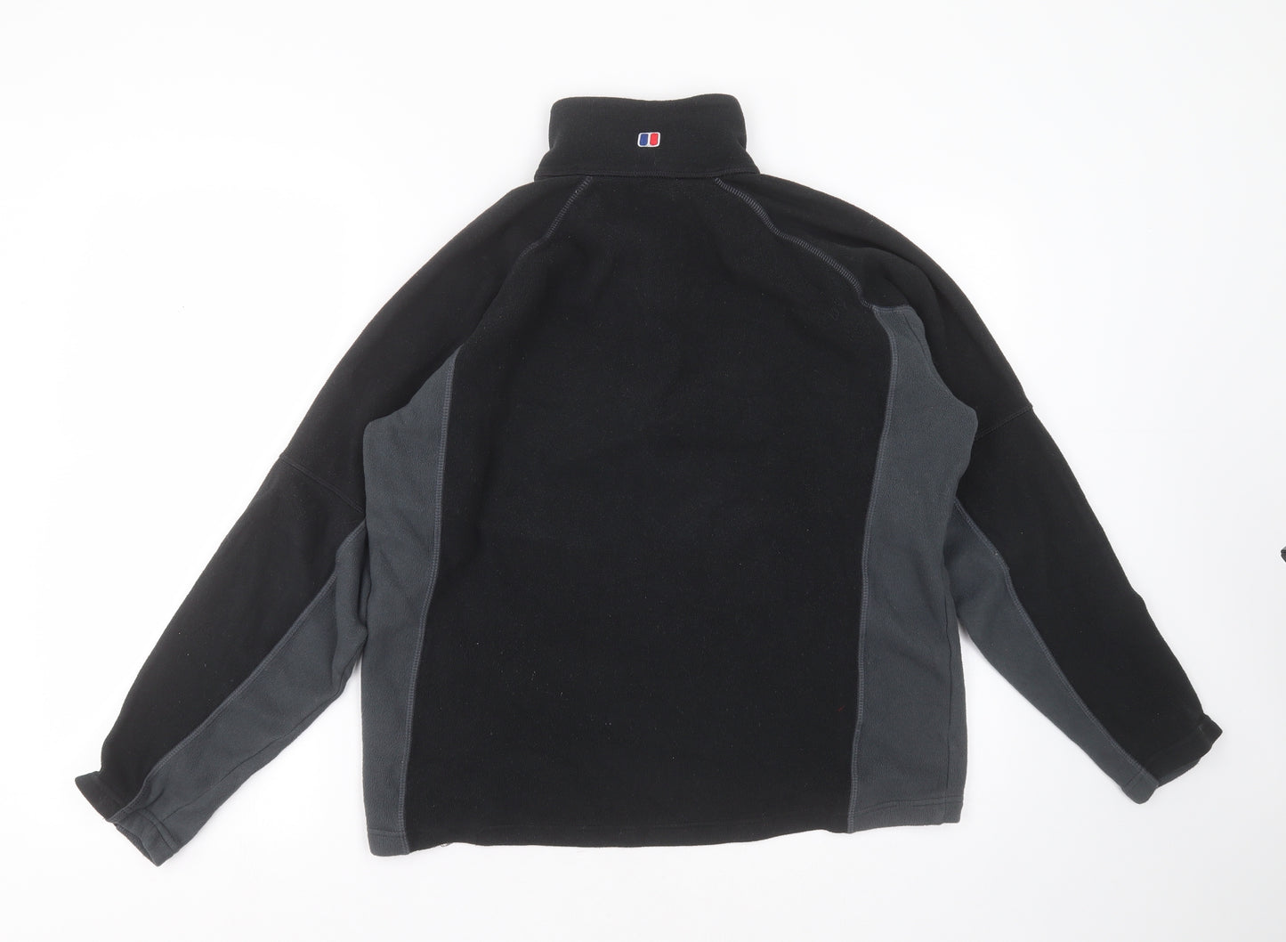 Berghaus Mens Black High Neck  Polyester Pullover Jumper Size M