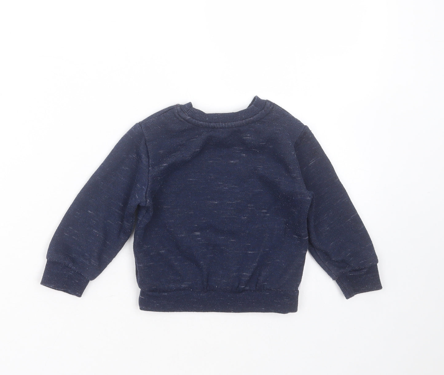 Primark Baby Blue  Polyester Pullover Jumper Size 12-18 Months   - snowman