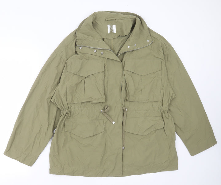 Preworn Womens Green Jacket Size S Zip