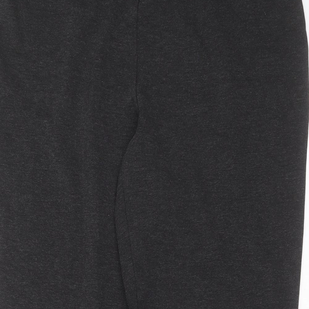 Marks and Spencer Womens Grey  Viscose Trousers  Size 16 L28 in Regular