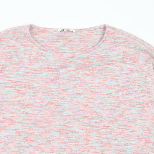 TU Womens Pink Round Neck  Polyester Pullover Jumper Size 8