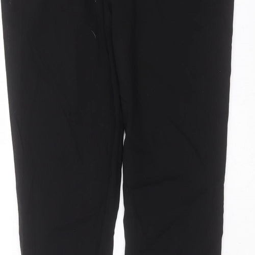 Dorothy Perkins Womens Black  Viscose Trousers  Size 14 L29 in Slim