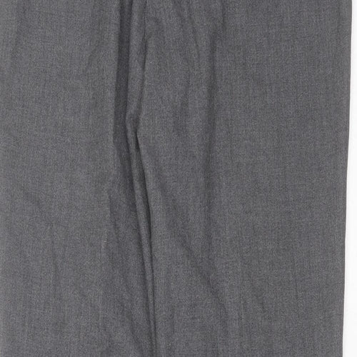 Essentials Womens Grey  Polyester Trousers  Size 14 L30 in Regular