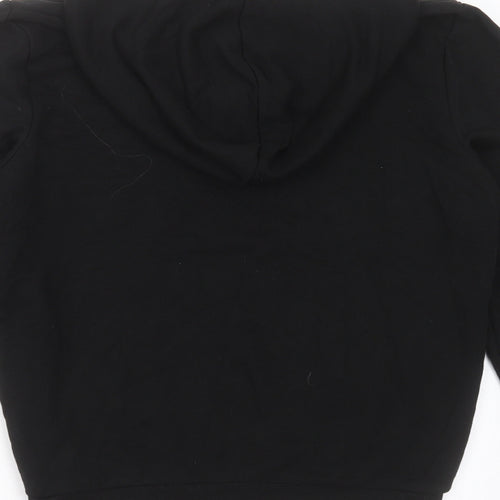 New Look Men Mens Black  Cotton Pullover Hoodie Size S