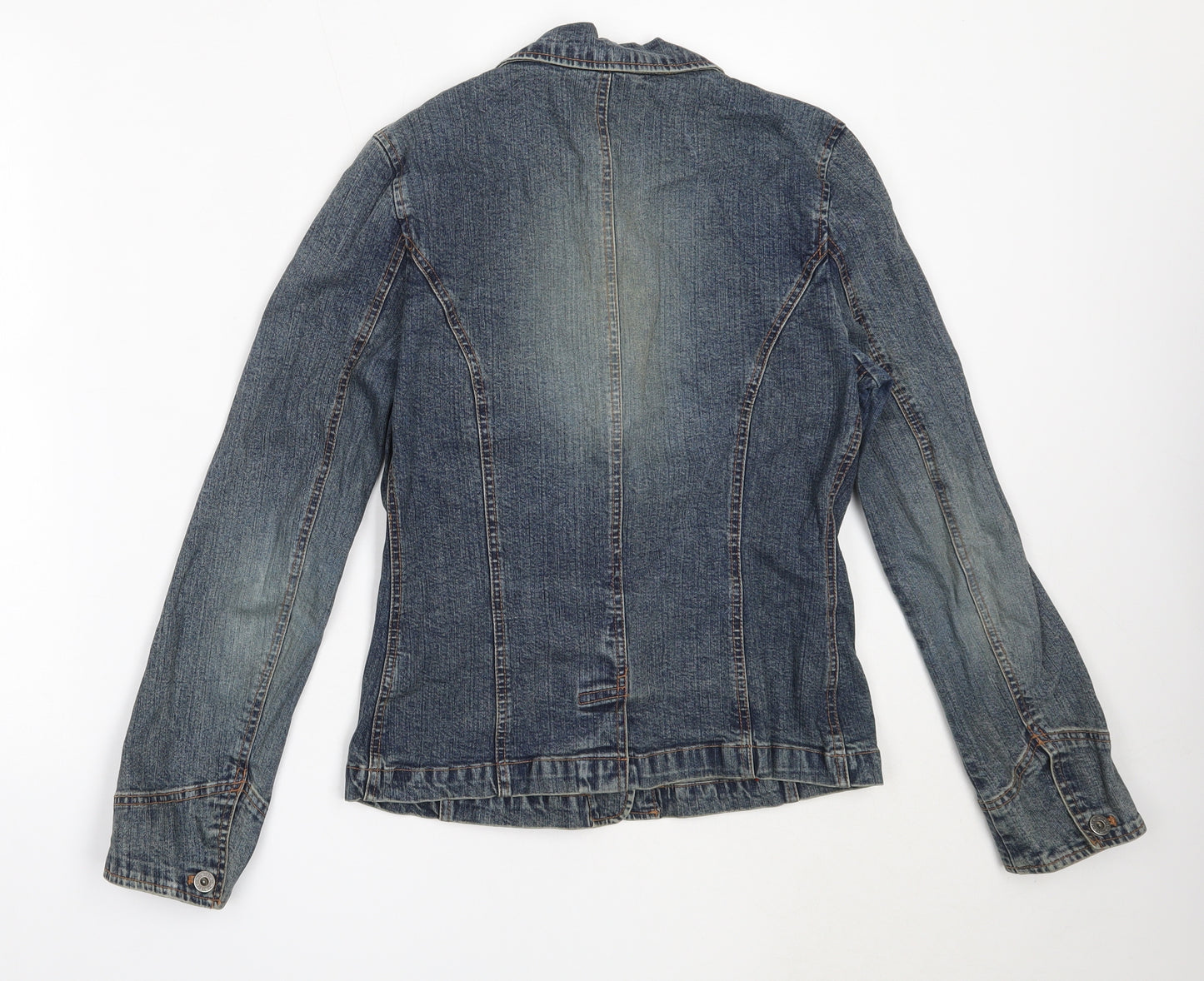 Topshop Womens Blue   Jacket  Size 10