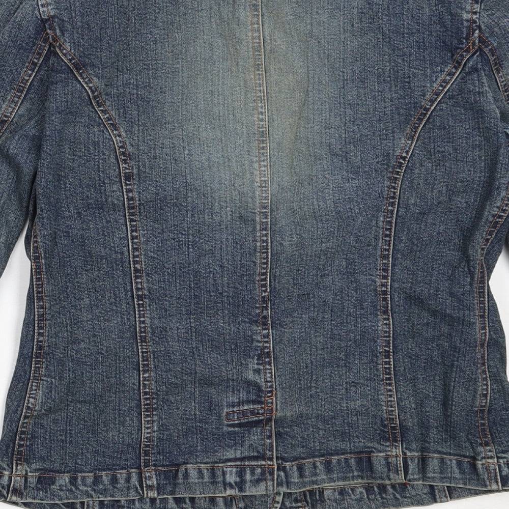 Topshop Womens Blue   Jacket  Size 10