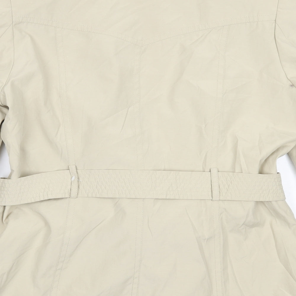 BHS Womens Beige   Trench Coat Coat Size 14