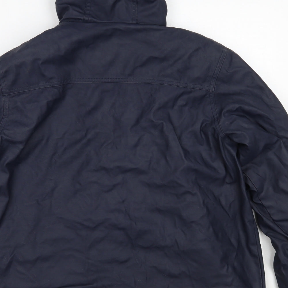 Casual Wear Womens Blue   Windbreaker Coat Size 12