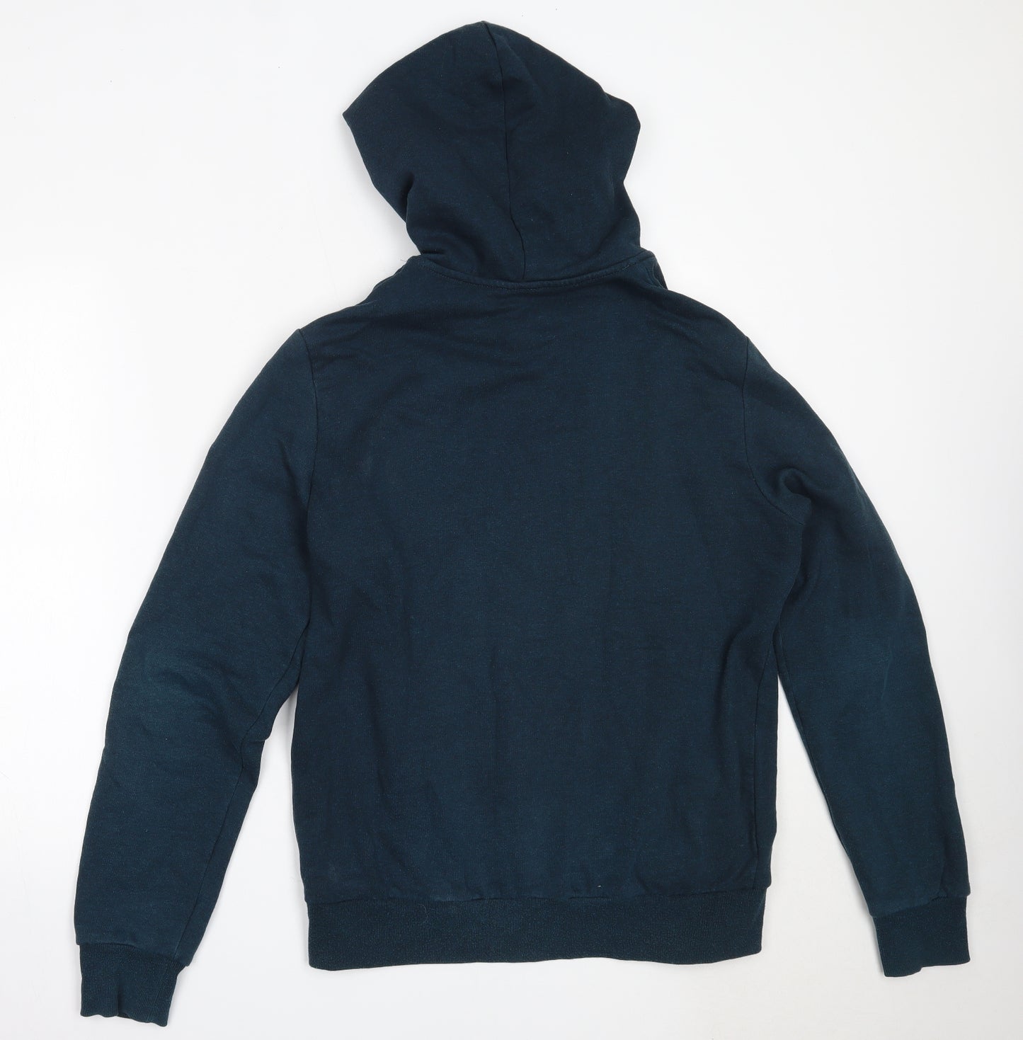 H&M Mens Blue  Cotton Full Zip Hoodie Size M