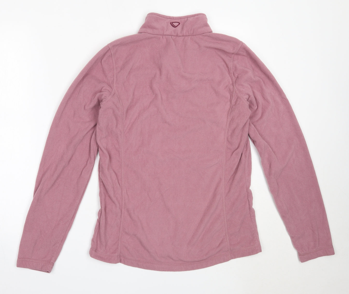 brasher Womens Pink  Polyester Henley Sweatshirt Size 14