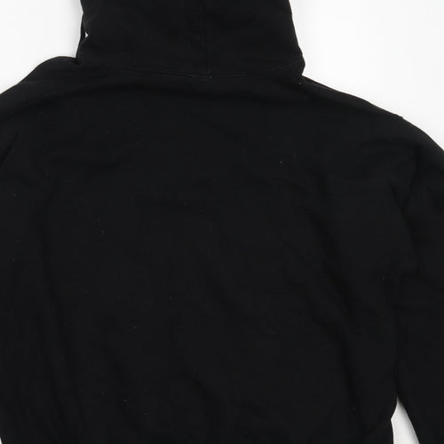 Preworn Womens Black  Cotton Pullover Hoodie Size L   - New york